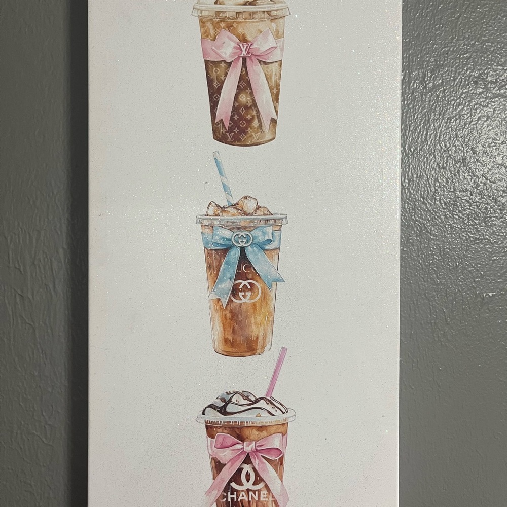 Designer Coffee Cup Wall Art